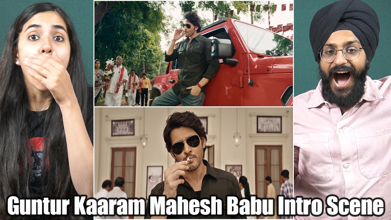 Guntur Kaaram Mahesh Babu Intro Scene Reaction |Mahesh Babu | Guntur Kaaram Movie Scenes Reaction