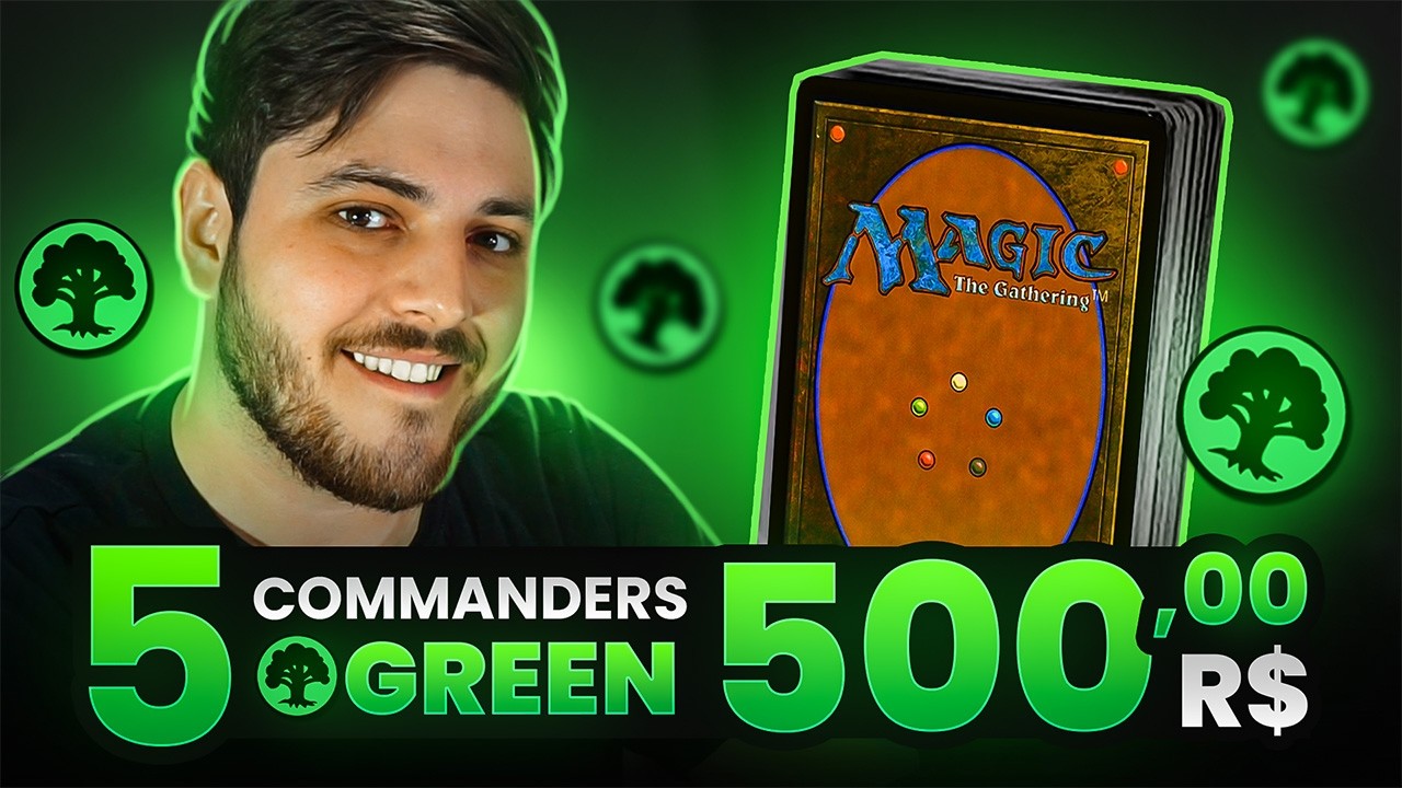 🟢 5 DECKS COMMANDER MONO GREEN!