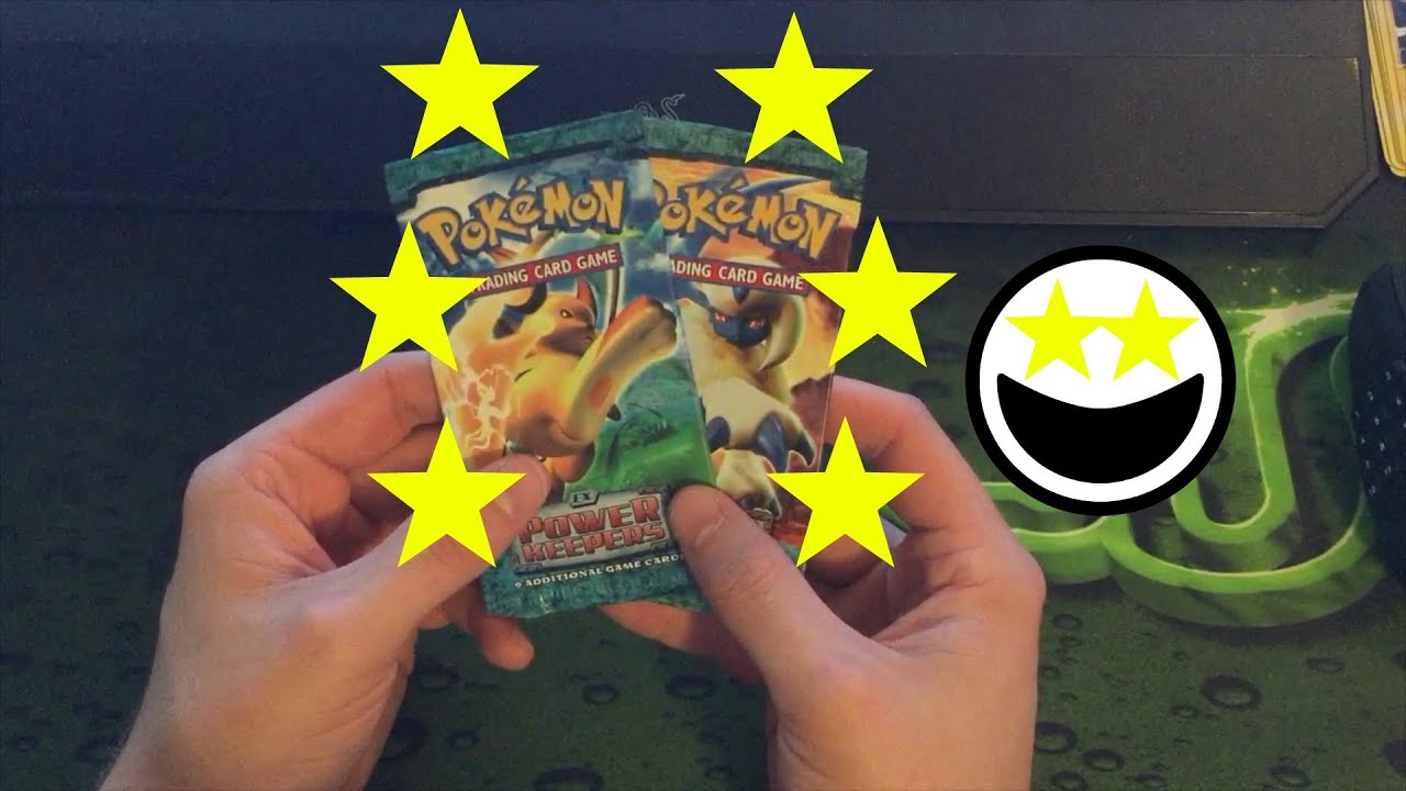Opening Pokemon Cards 2 EX Power Keeper Booster Packs | GOLD STAR PULL OMG!