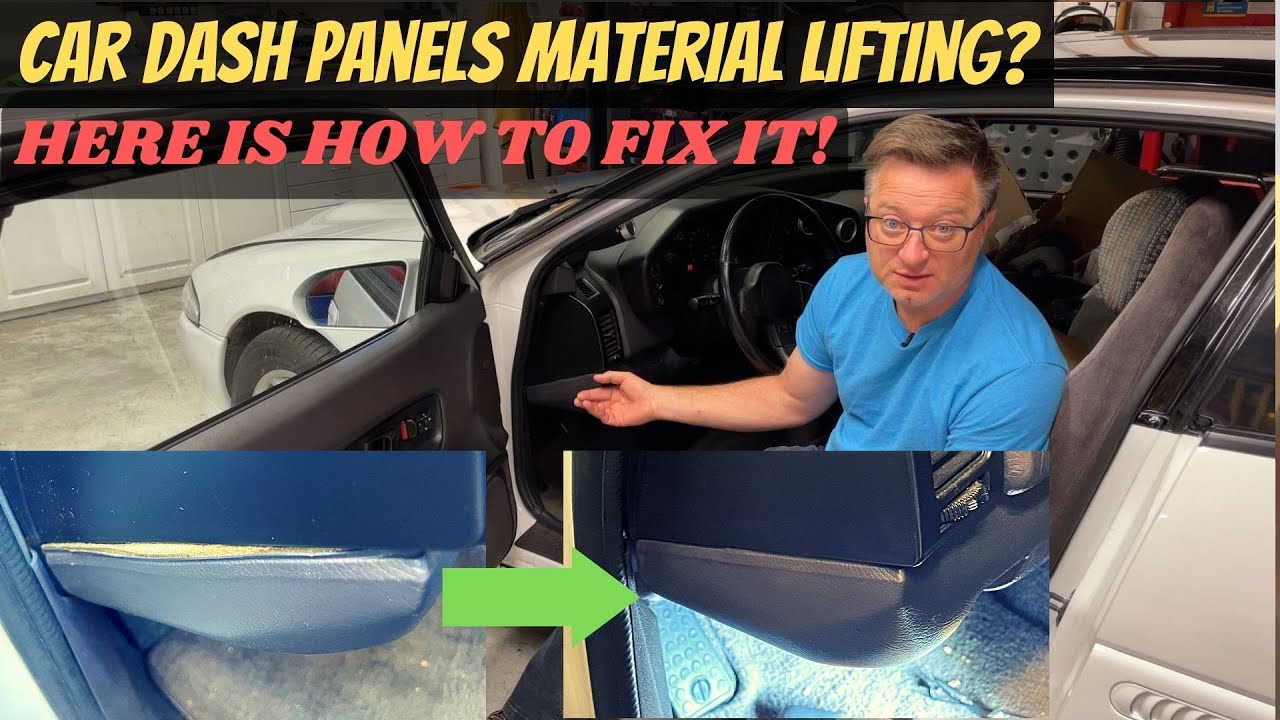 How To Repair Lifted And Separated Interior Car Dash Components!