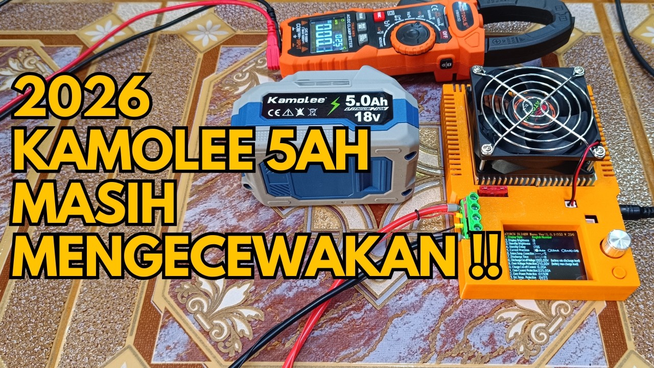 TES Kapasitas Baterai LXT Kamolee 18V 5AH Abu-Biru