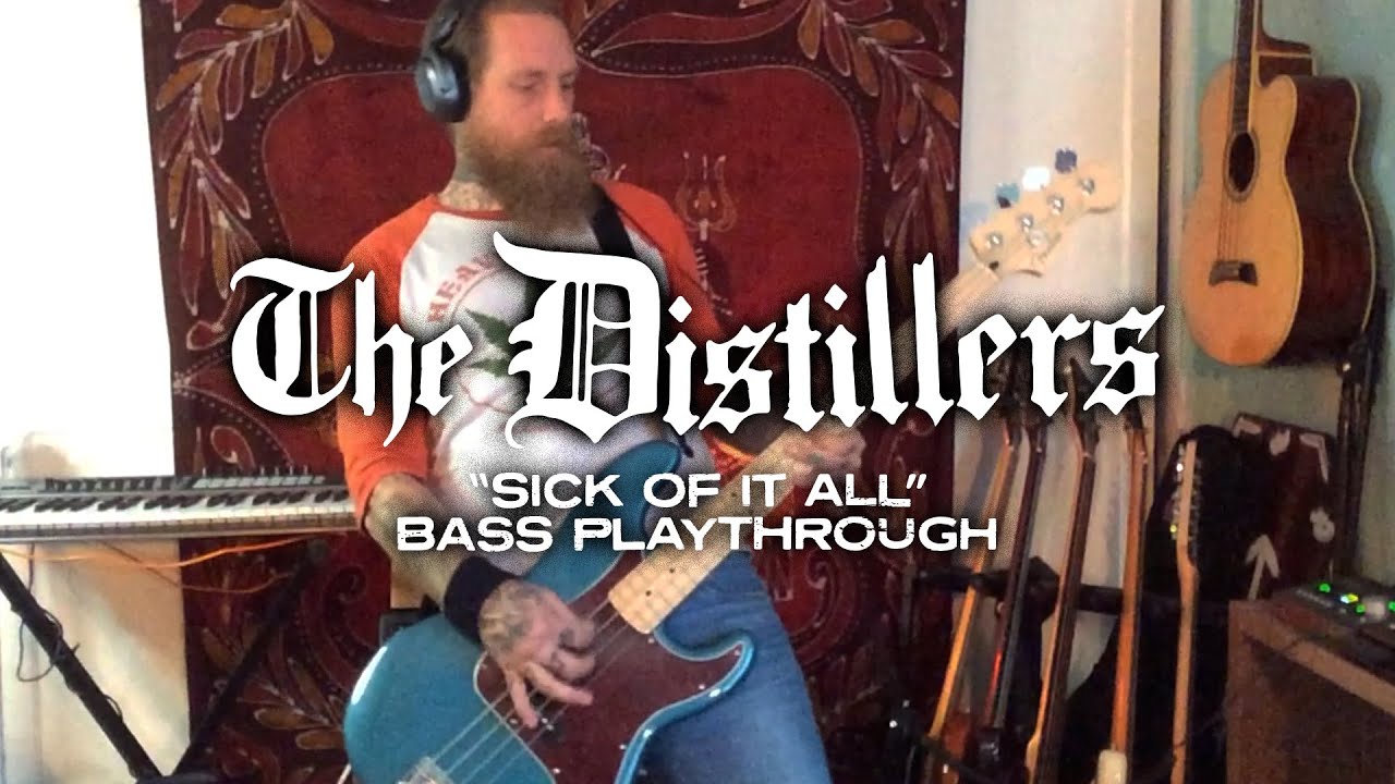 The Distillers - Sick Of It All (Ryan Sinnott Bass Playthrough)