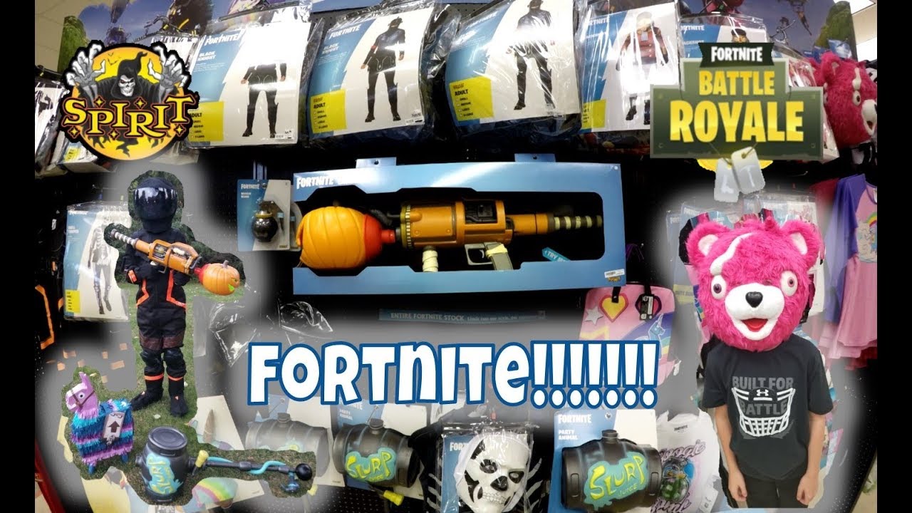 Fortnite Costumes & Props at Spirit Halloween!!! | StewarTV