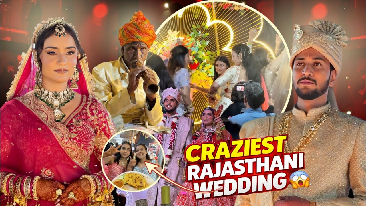 Craziest 😱 Rajasthani Wedding 🥁| Indian Culture | Luxury Indian Wedding Vlog