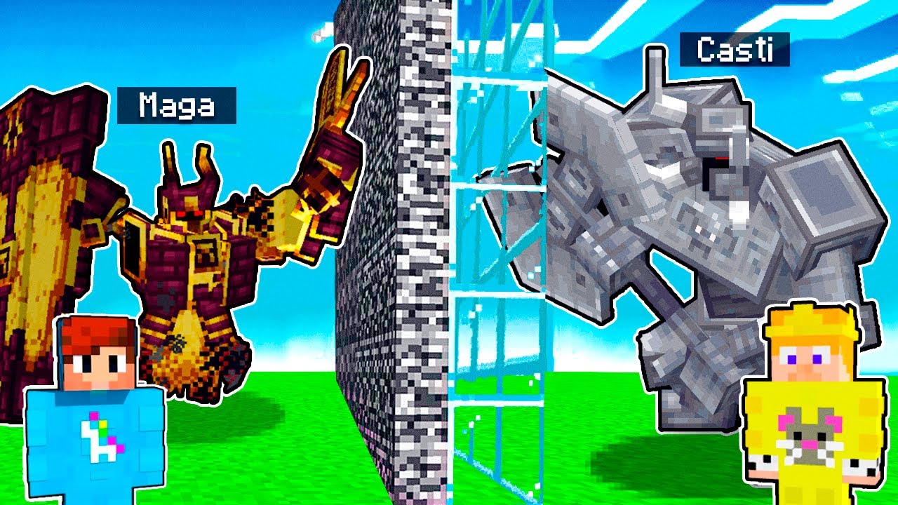 Trolleé a mi Amigo en Batalla de Mobs de Minecraft