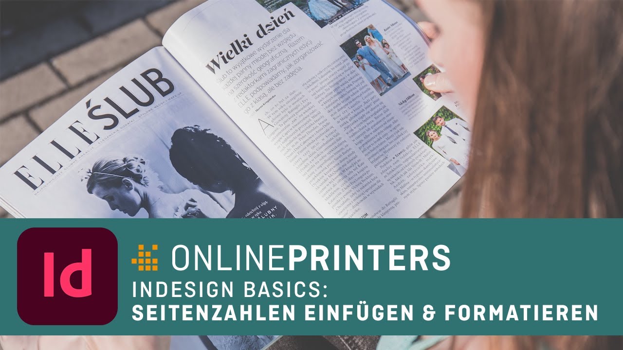 Seitenzahlen einfügen und formatieren - InDesign Basics Tutorial