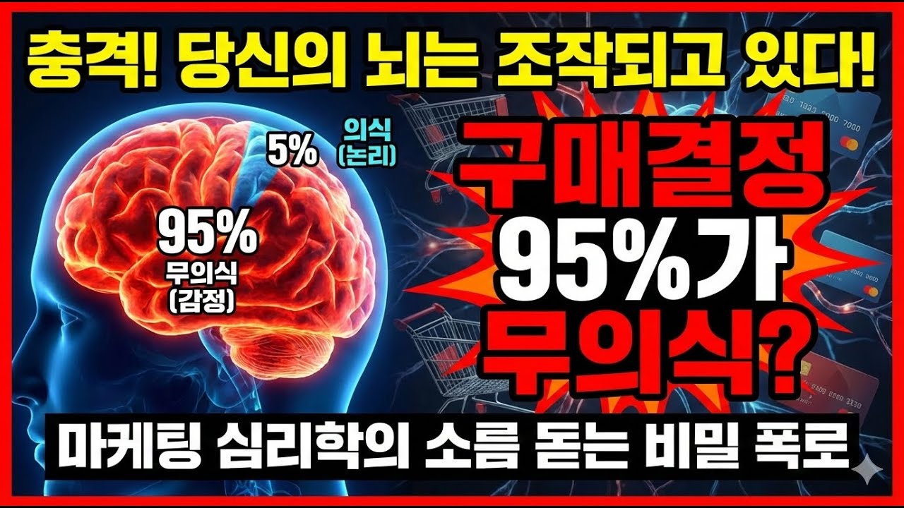 쇼핑할 때마다 당하는 심리 조작 7가지 | 뇌과학자가 밝힌 무의식 구매의 진실
