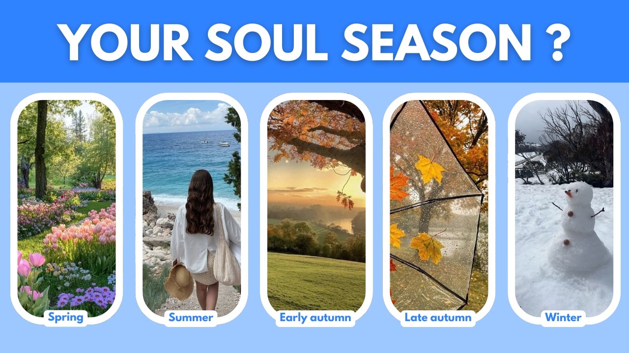 Be Honest… Which Season Are You? 🍂🌸☀️❄️ | What’s Your Soul Season? | Aesthetic Personality Quiz 🫧