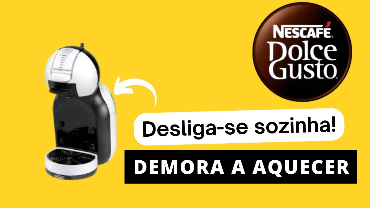 Máquina de café Dolce Gusto mini me demora muito a aquecer e desliga-se quando se vai tirar café