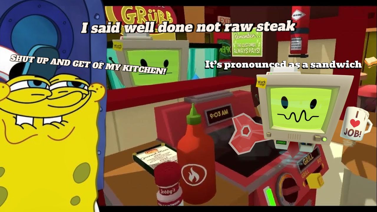 Playing Job simulator But actually trying #vr #jobsimulator 