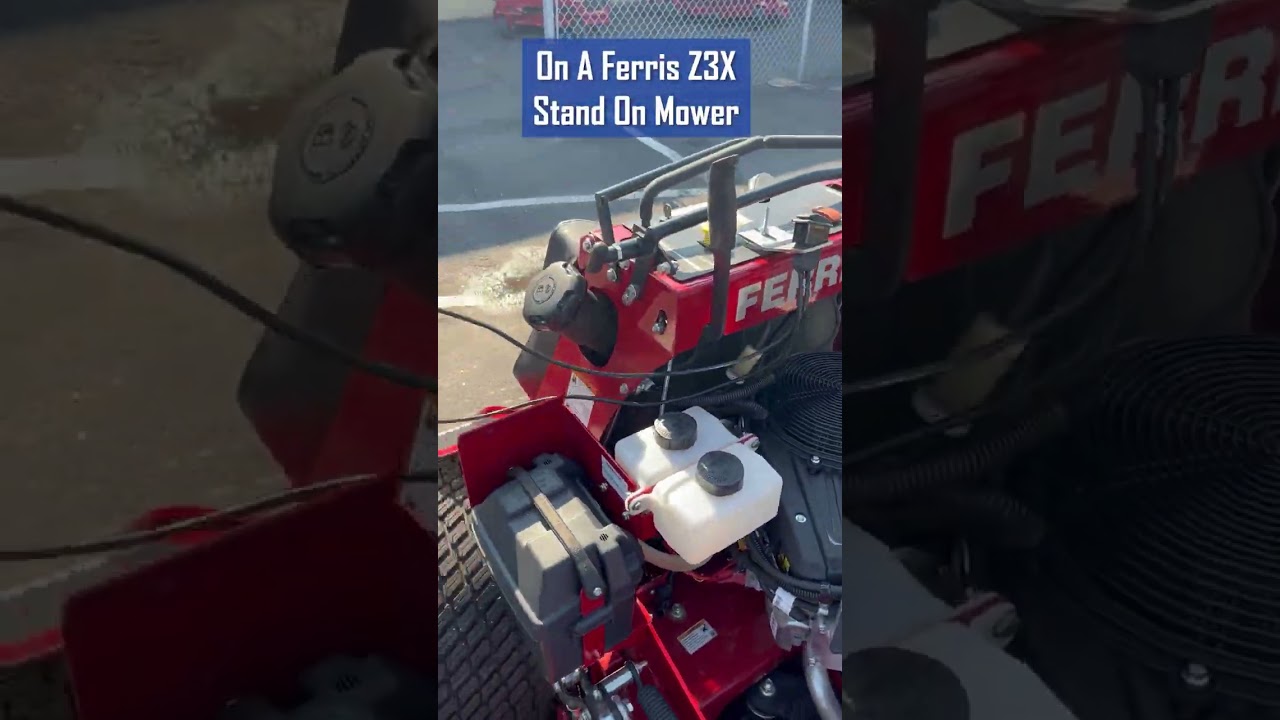 Grass Deflector Electric Chute Blocker for Ferris Z3X Stand On Mower - Installation
