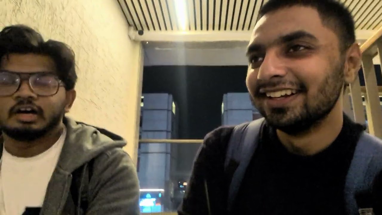 Narrator narrating the vlog
