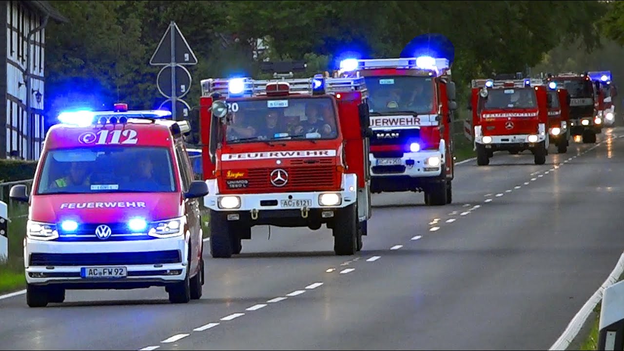 [BEST OF FEUERWEHR AACHEN 🚒🔥] ● 14 Minuten der besten Einsatzfahrten der Feuerwehr Aachen 🚒🚨
