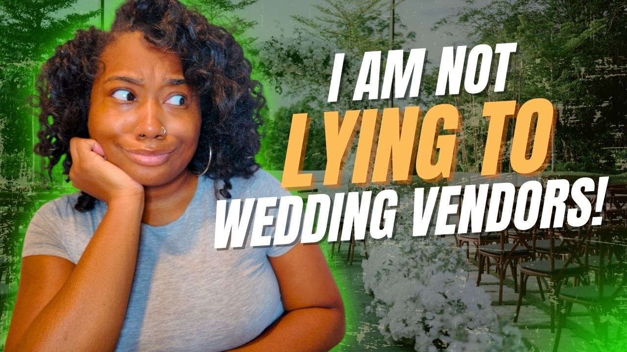 Mel's Wedding Planning Diaries: I Am NOT Lying To Wedding Vendors!