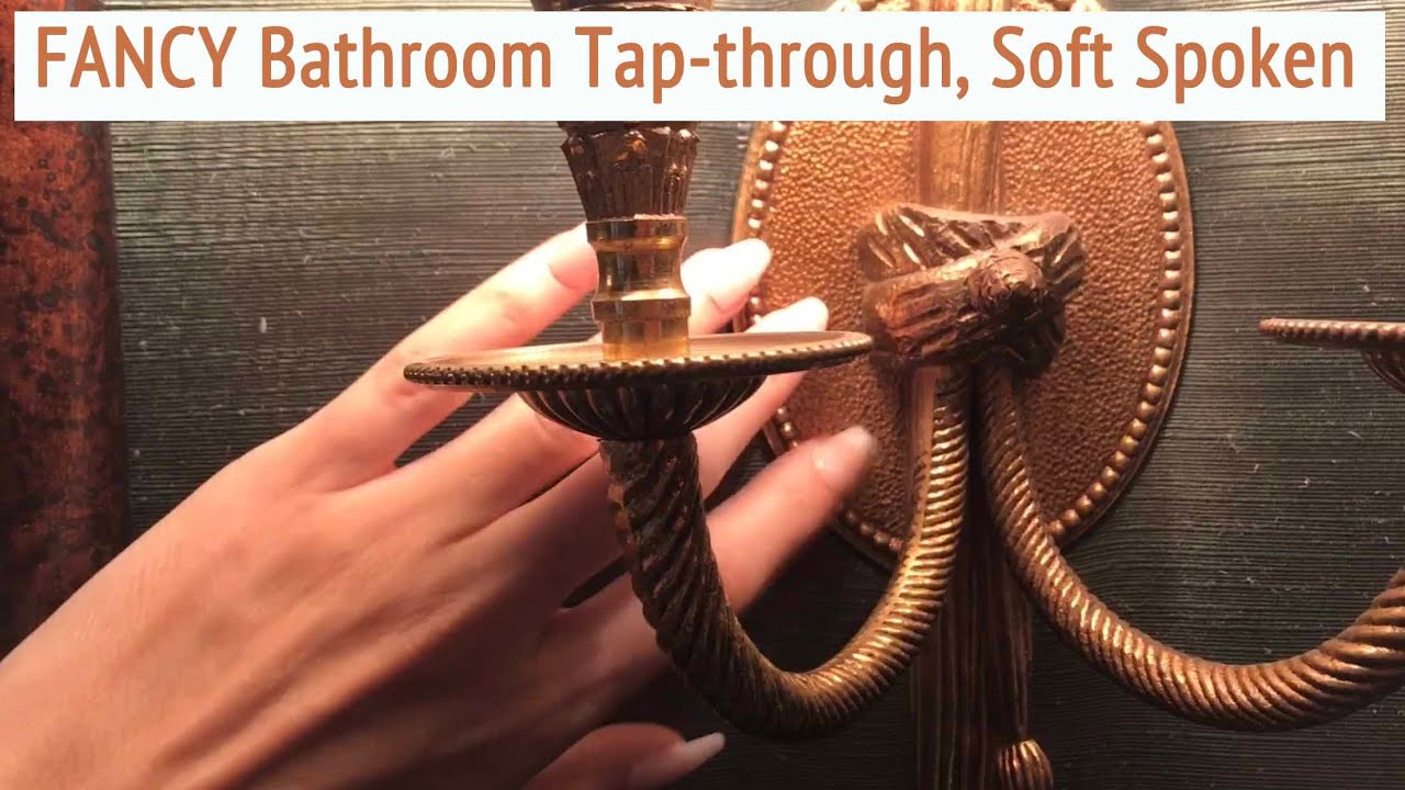 ASMR * FANCY Bathroom Tapping! * Fast Tapping & Scratching * Soft Spoken * ASMRVilla