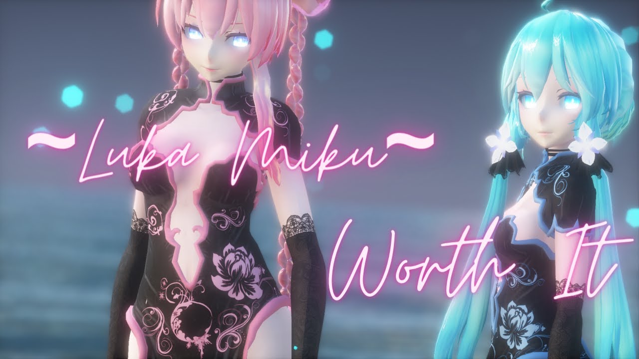 {MMD} ~Fifth Harmony~ ♥Worth it♥ {~Miku~Luka~}