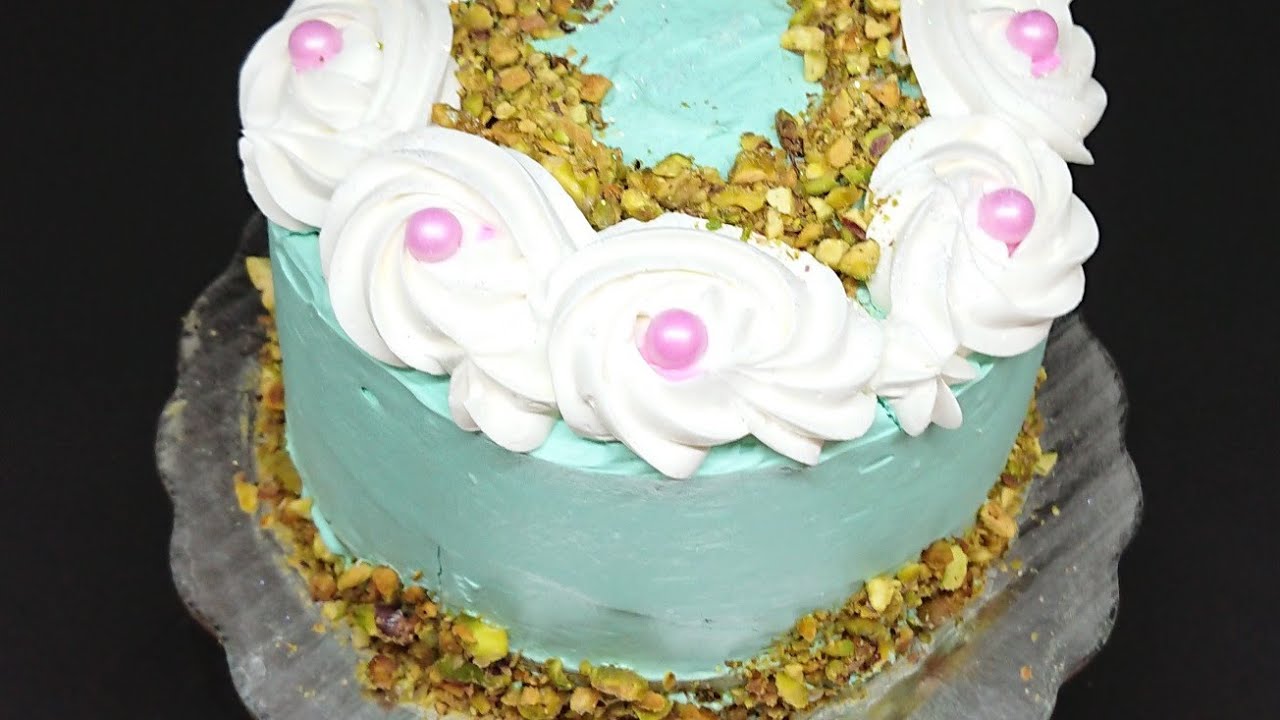 Pastel de caja modificado/ Pastel de Pistache