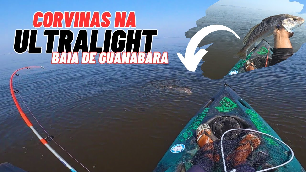 Muito Peixe grande na Baia de Guanabara, só briga insana na ultra light!