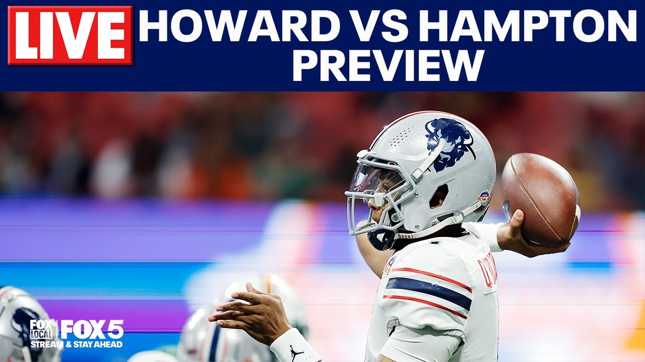 LIVE PREVIEW: Howard University vs Hampton University at Audi Field | FOX 5 DC