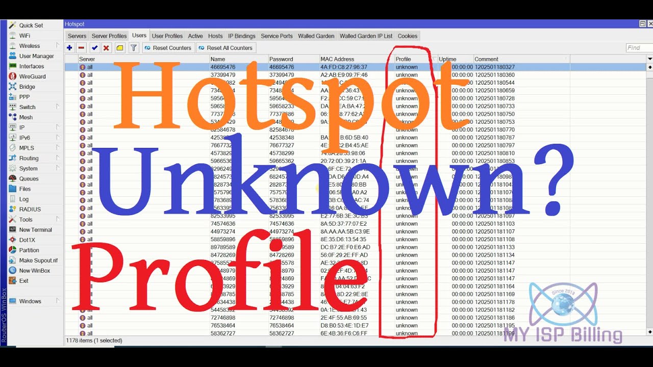 Part05:Mikrotik Hotspot Unknown Voucher and Profile Restoring|Unknown Hotspot Error