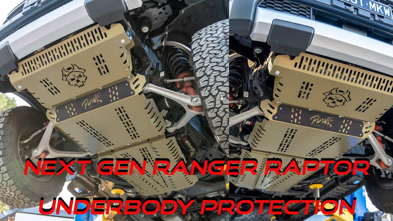 ПЛАСТИНА ЗАЩИТЫ ДНИЩА ДЛЯ FORD RANGER RAPTOR 2022+. Как установить