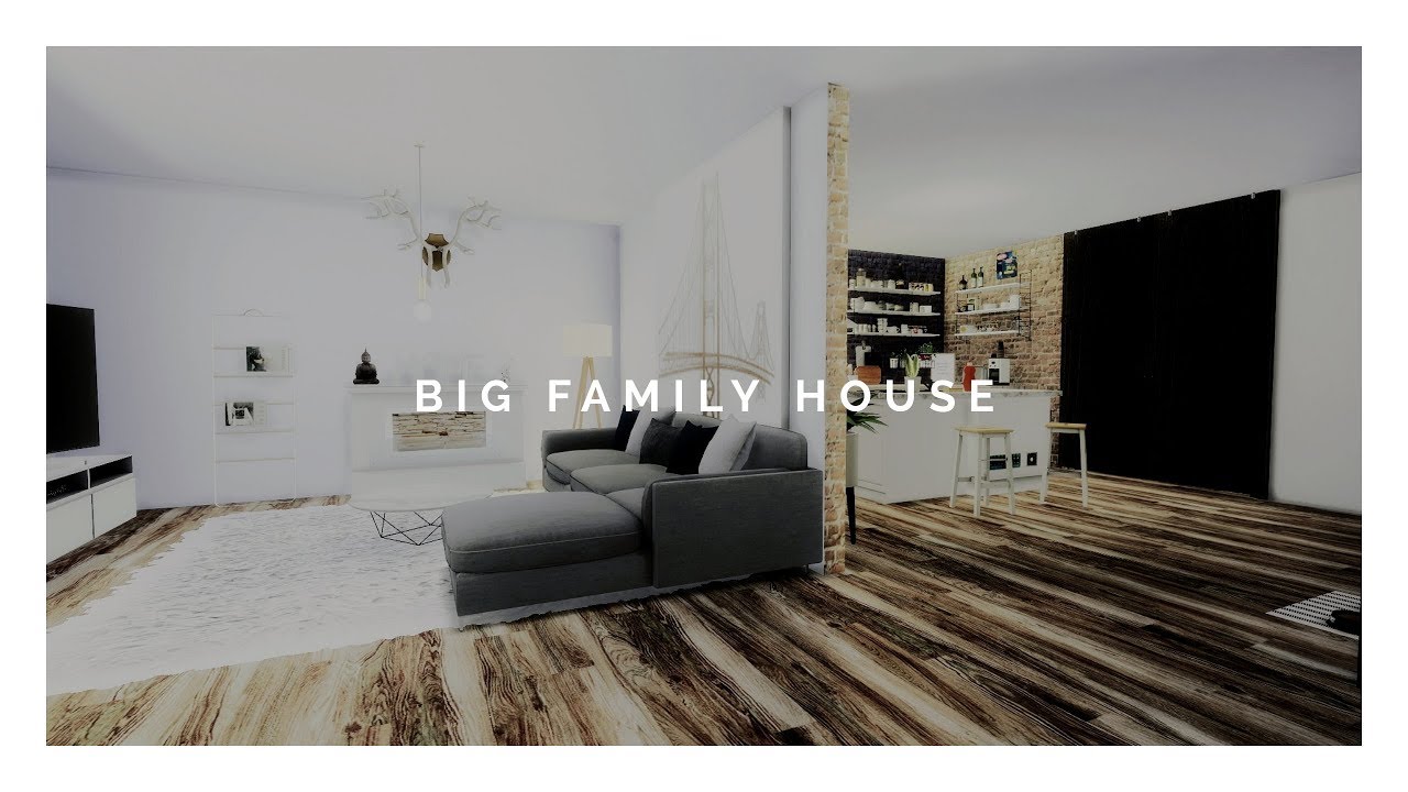 The Sims 4: Speed Build | BIG FAMILY HOUSE PT. 2 + HOUSE TOUR + CC LINKS