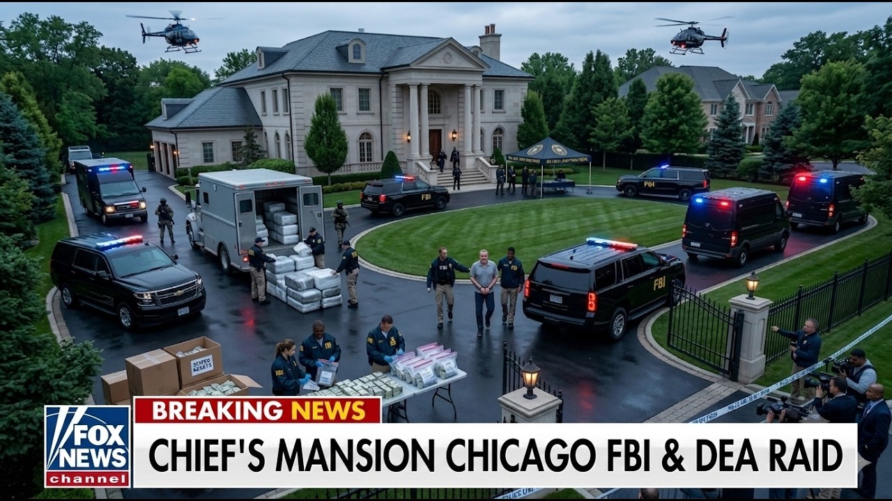 BREAKING: FBI & DEA Raid Ex-Chicago Police Chief's Mansion &mdash; 1.2 Tons Drugs & $98M Cash Seized!