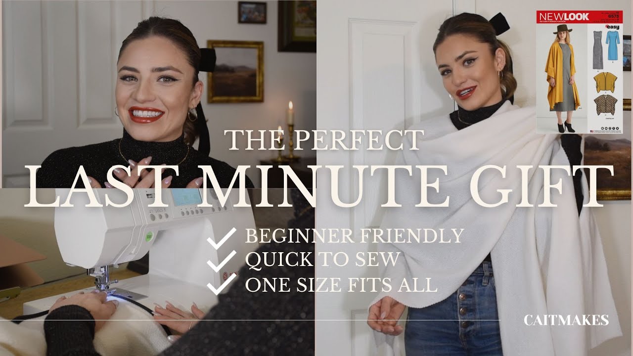 The Best Quick Gift to Sew - New Look Pattern Review 6573