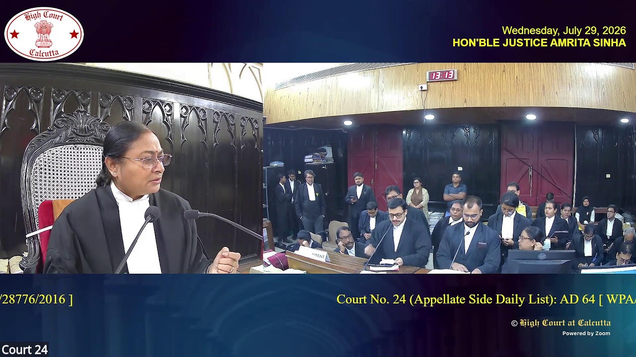 29 July 2026 | Court No. 24 | Live Streaming of the Court proceedings