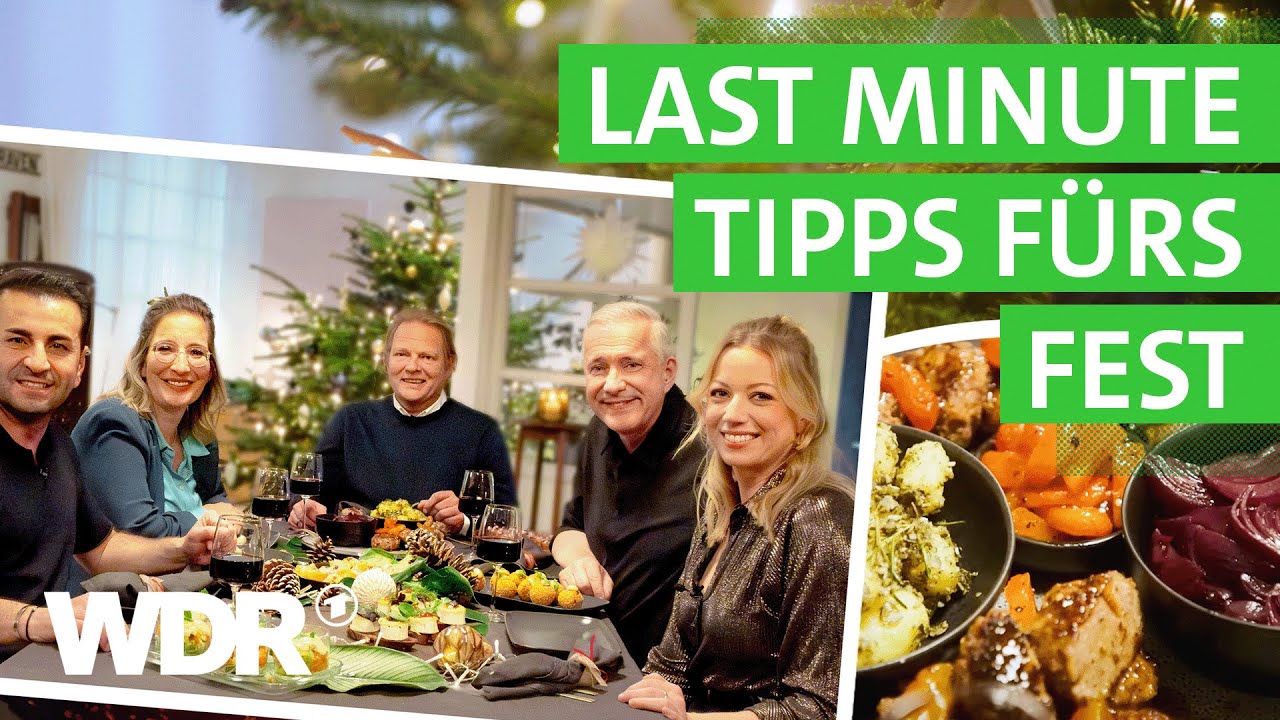 Weihnachtliche Tapas: Diese festlichen Rezepte dürfen nicht fehlen! | Der Vorkoster | WDR