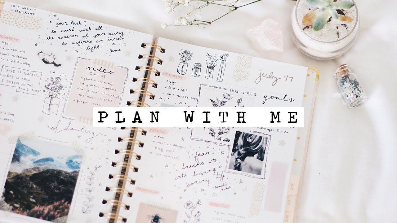 july plan with me