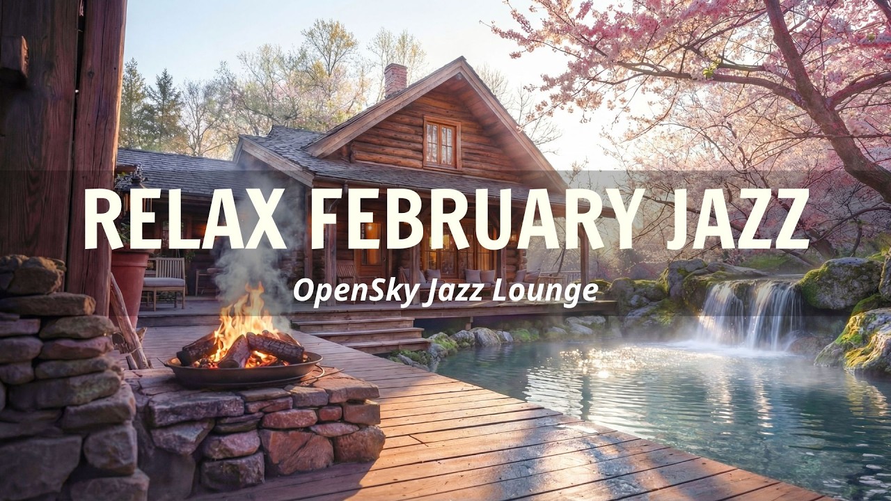 February Sunrise Coffee Jazz ☀️ Cozy Morning Café Ambience with Smooth Piano Music for Focus & Relax