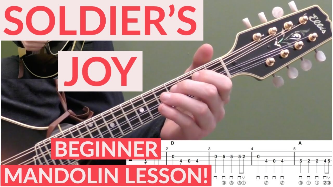 Learn To Play Soldier's Joy | Beginner Bluegrass Mandolin Lesson With Tab