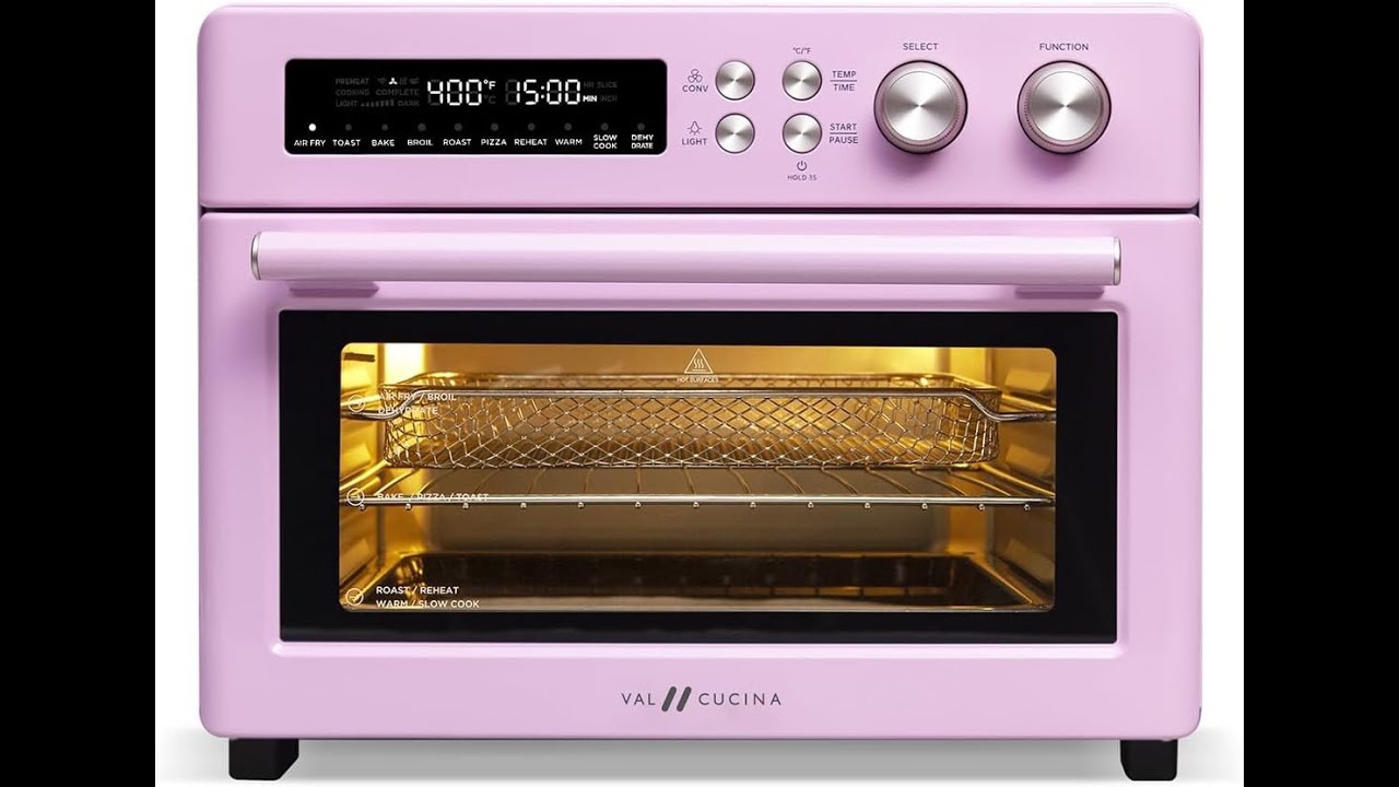 Обзор аэрогриля-тостера VAL CUCINA XL розового цвета - Плюсы и минусы - Аэрогриль-тостер VAL CUCINA