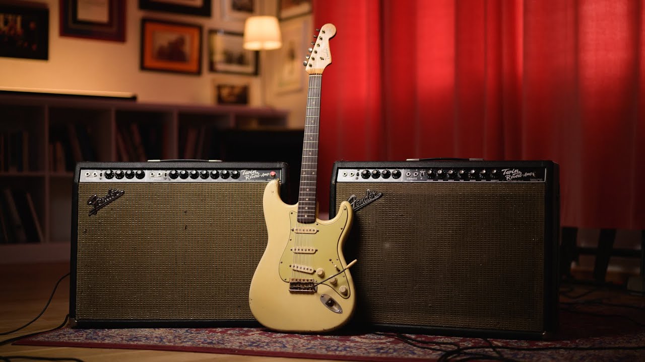 LE SON FENDER | 1959 Stratocaster Blonde + 1963 & 1968 Twin Reverb amps