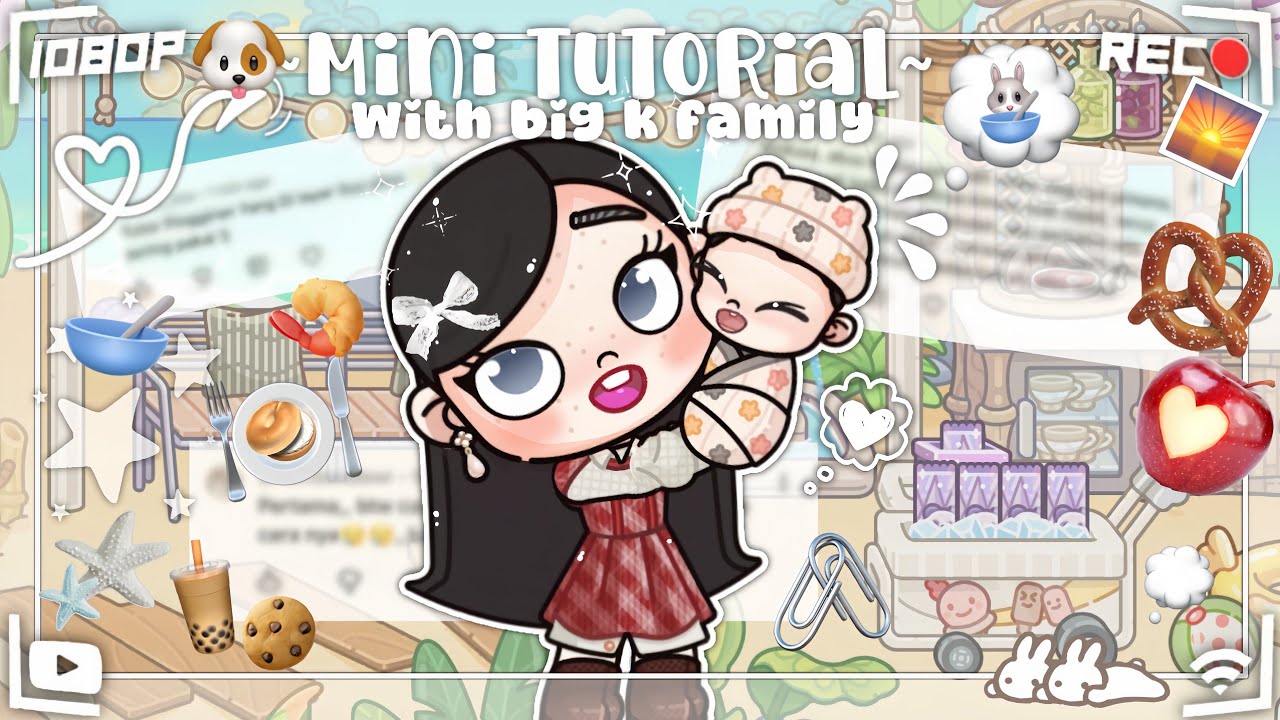 AVATAR WORLD || MINI MANY TUTORIAL || WITH MOM KELINE AND KEYFROND || 