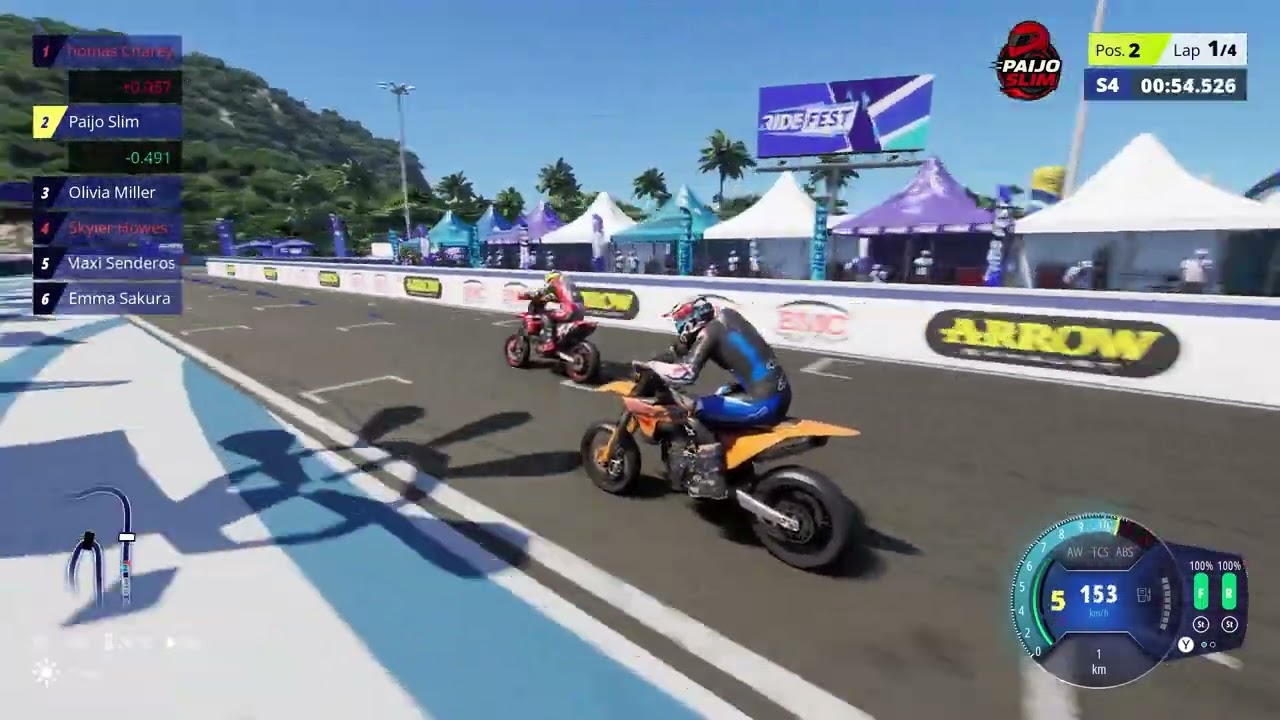RIDE 6 RideFest Career | Supermoto Arena Blue Wave 🔥 KTM 450 SMR 2024 vs Thomas Chareyre!