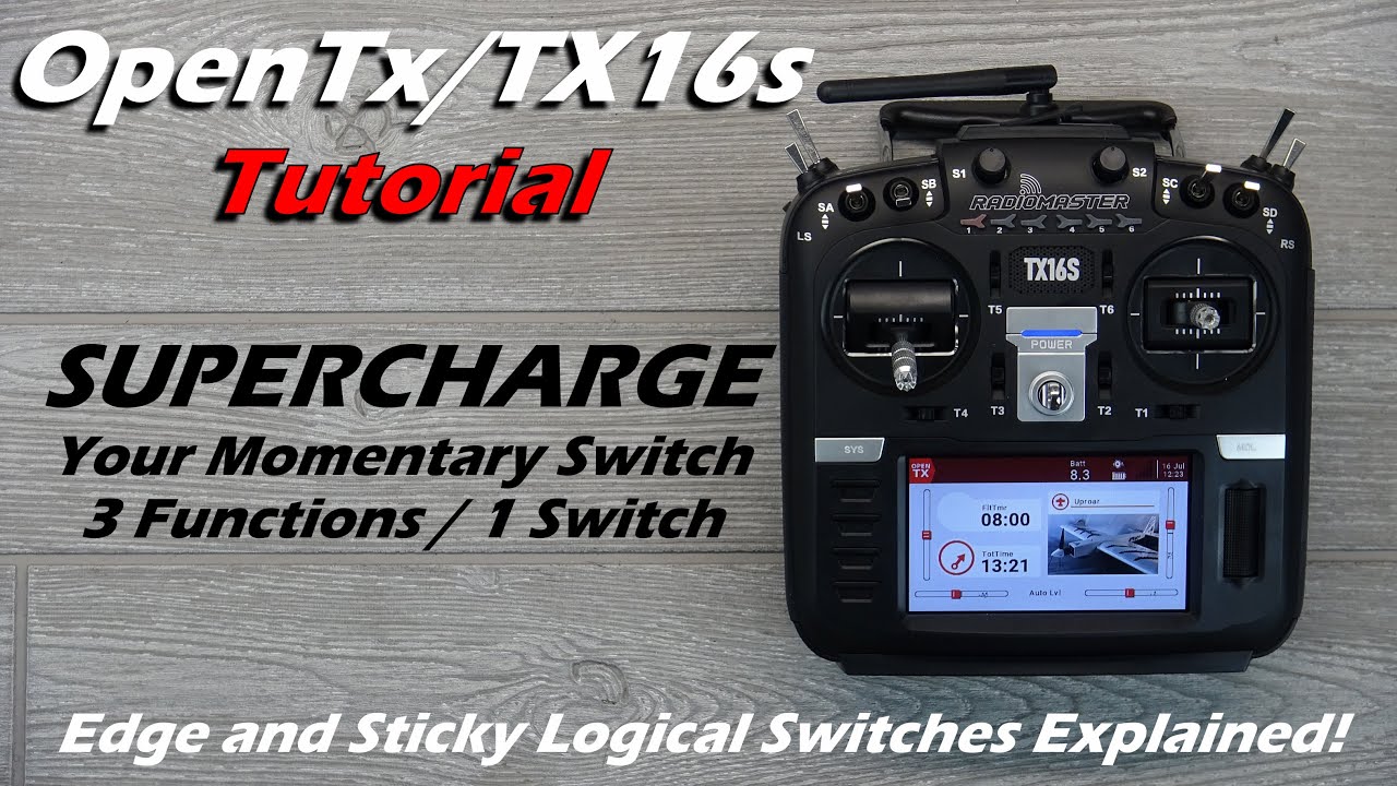 OpenTx Companion Tutorial • How-to Use Edge and Sticky Switches • Radiomaster TX16s • [Intermediate]