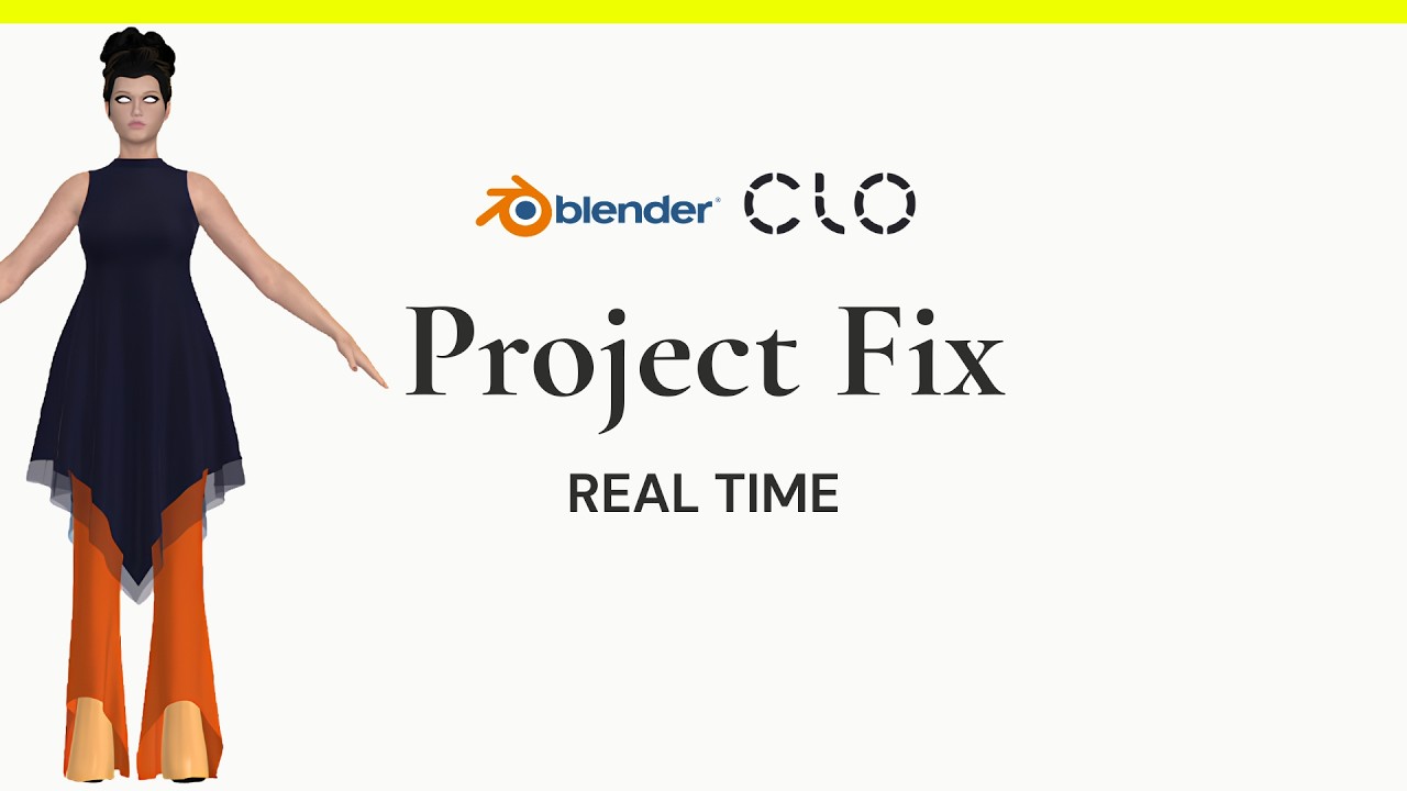 Live Session: Clo 3D to Blender Garment Export as OBJ , UV Maps, General Tips