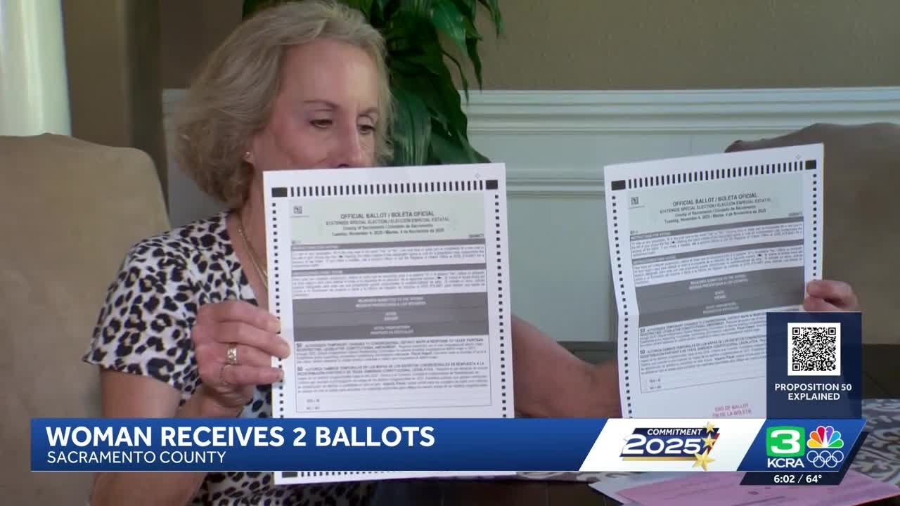 Sacramento voter receives two ballots, raising election concerns