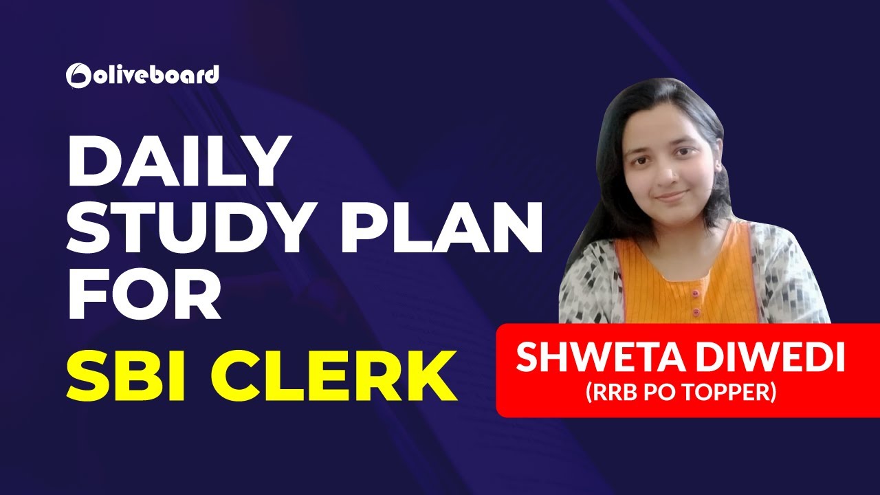 Daily Study Plan for SBI Clerk | SBI Clerk Preparation | SBI Clerk Pre