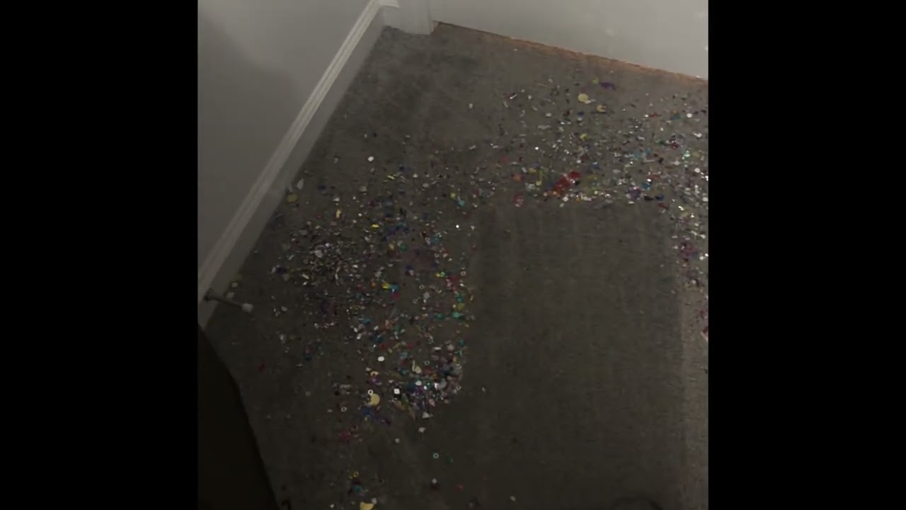 Mini mess test with new mix (candy land and shiny mix) #asmrvacuuming #asmr #fyp #satisfying #ndm 