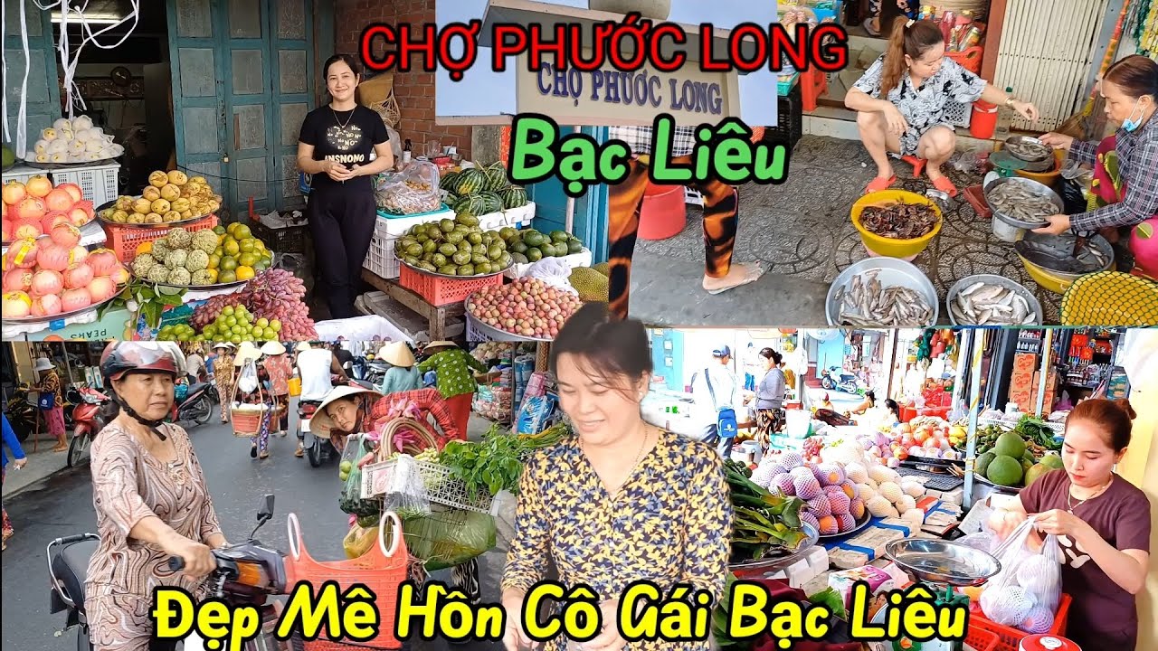 Chợ Phước Long - Bạc Liêu, Gặp cô thôn nữ bán bánh quá dễ thương