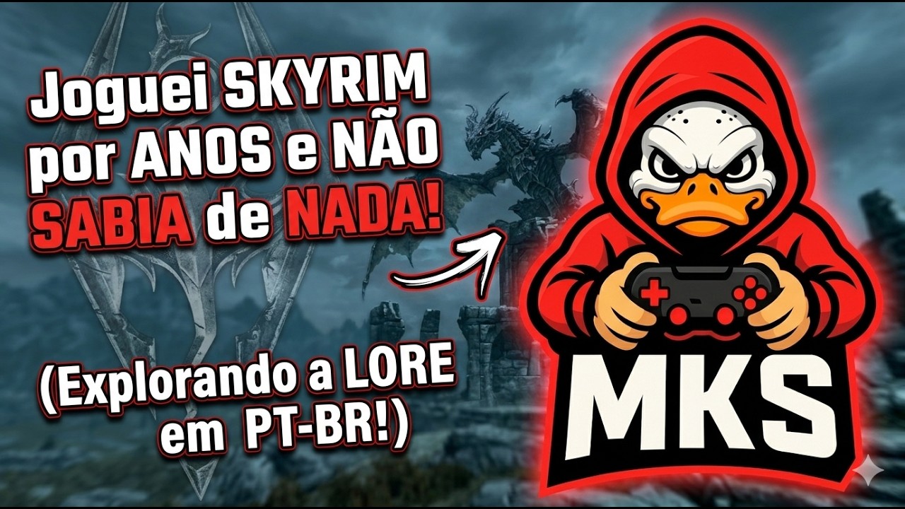 Skyrim: Joguei por anos, mas NUNCA entendi a história! ( AGORA E PT - BR) #2 #Skyrim #lore #MKSGames