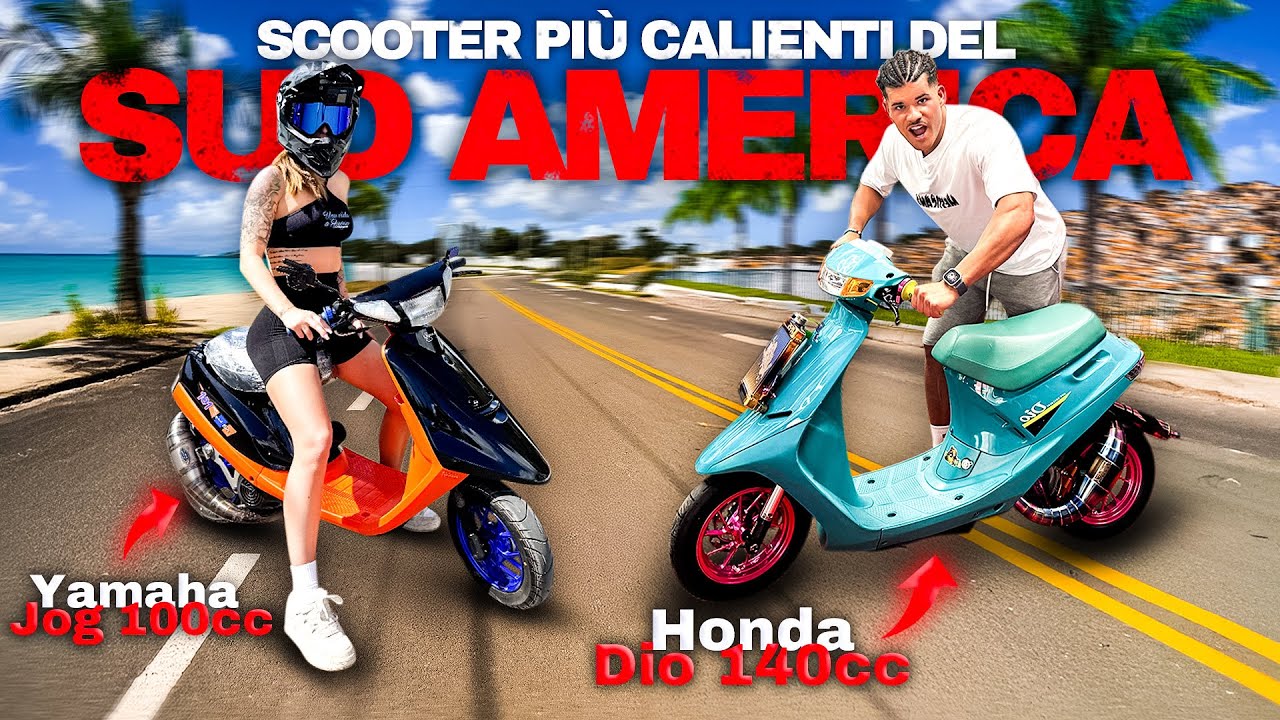 PROVO GLI SCOOTER PIU' ELABORATI IN SUD AMERICA CON TAYLOR 💁🏼‍♀️ HONDA DIO 140CC & YAMAHA JOG 101CC