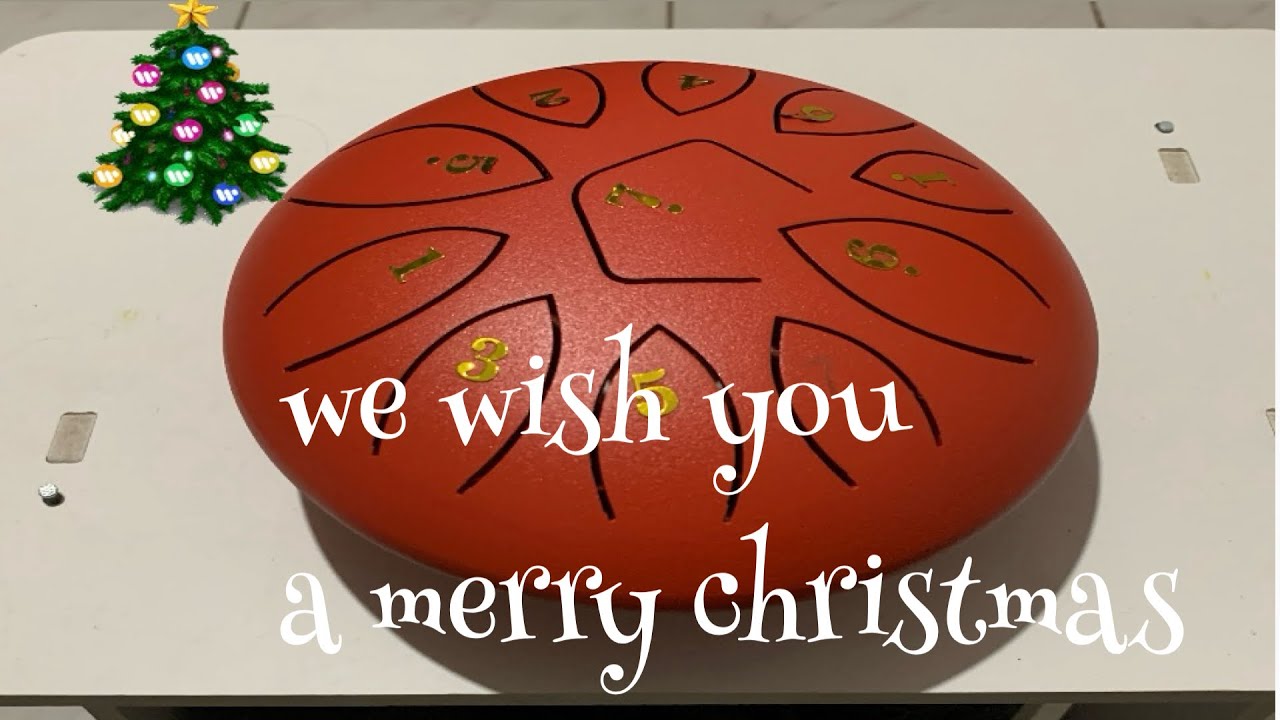 We Wish You A Merry Christmas Easy Tongue Drum