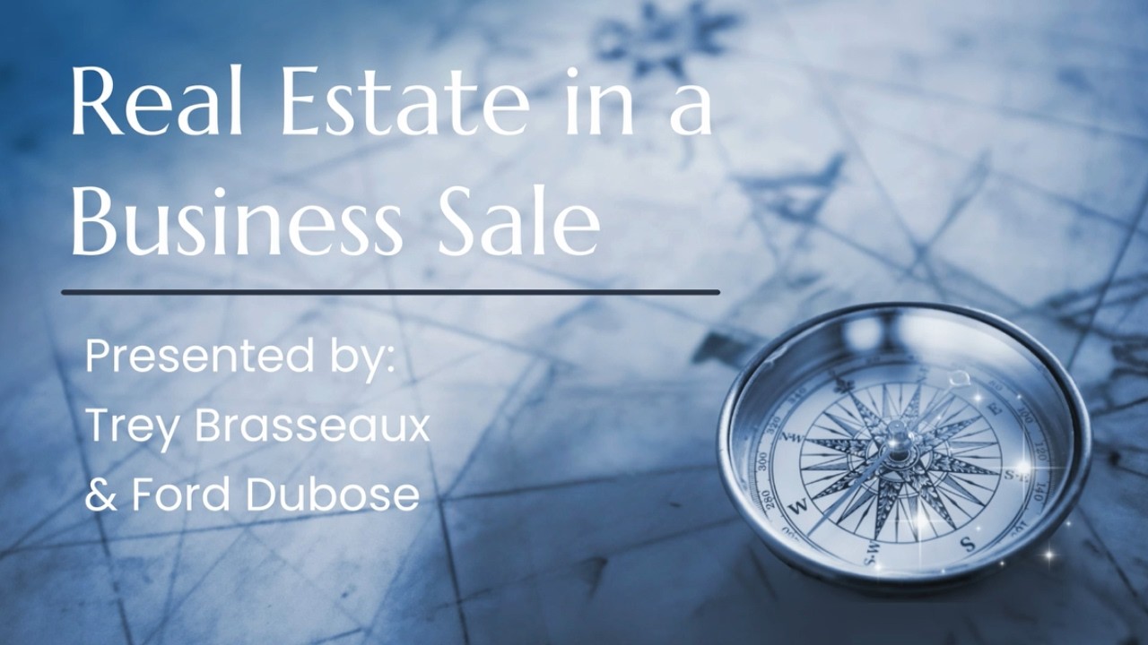 Real Estate in a Business Sale