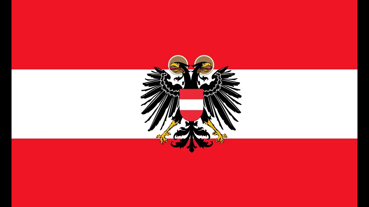 Historical Austria Flag Animation