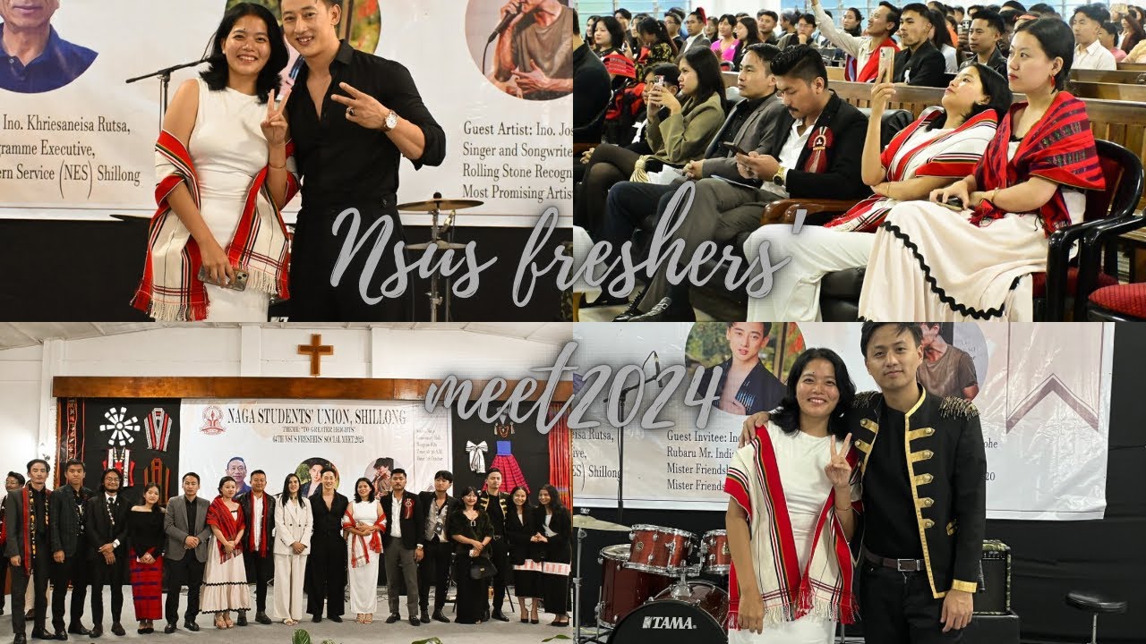 glimpse of the 64th Naga Students’ Union, Shillong Freshers’  Meet🧡🍂