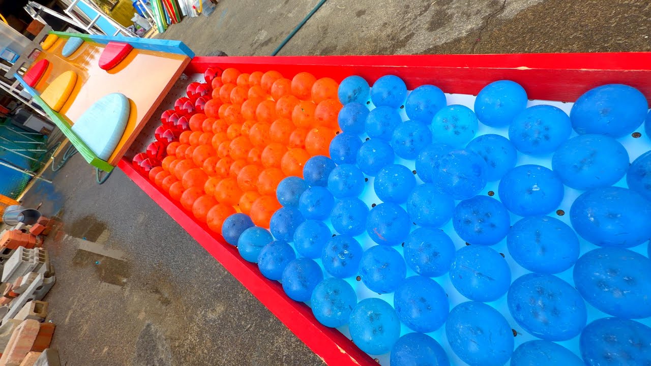 Professional secret marble run course ☆ Amazing artistic ball rolling